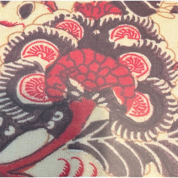 Pottery Barn Jordan Cork Coasters Set of 4 Tan Red Brown Fall Table Decor New - Picture 5 of 8